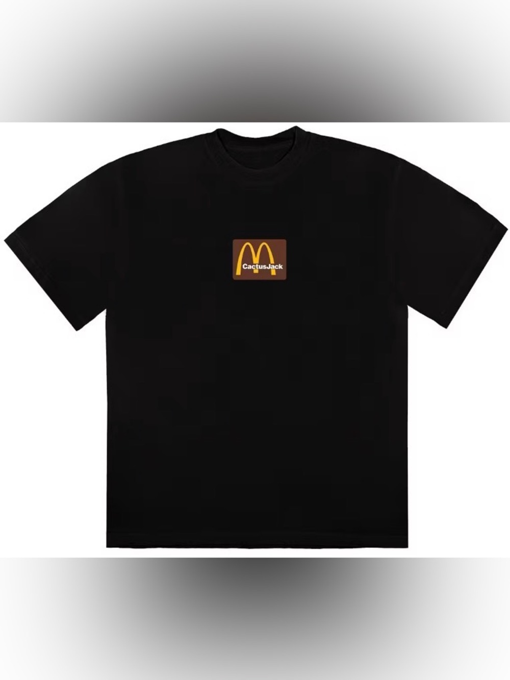 Cactus Jack by Travis Scott x McDonald's Black Logo Graphic Tee